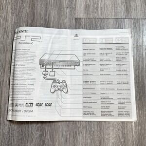 Sony PlayStation 2 PS2 Console System Instruction Manual Only (SCPH-39001/97004)